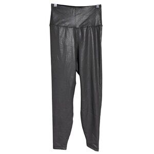 Yogalicious Faux Leather Lady Love Ankle Tight  Size S High Rise Fleece Lined